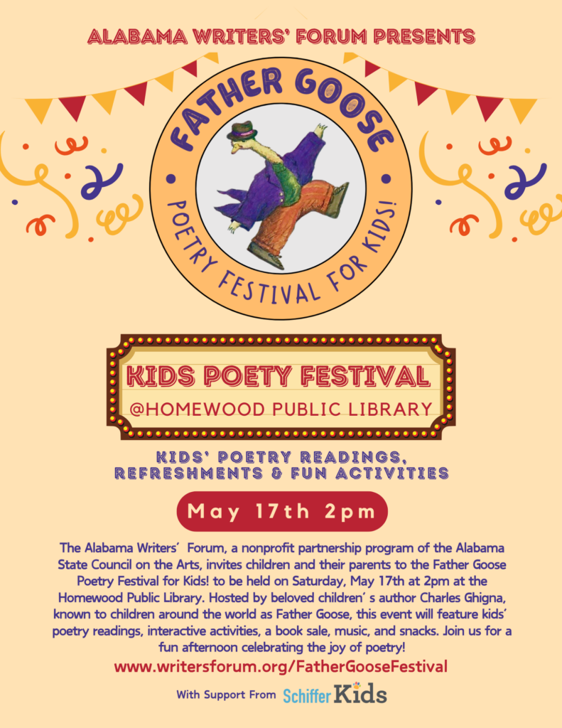Father Goose Poetry Festival for Kids! poster